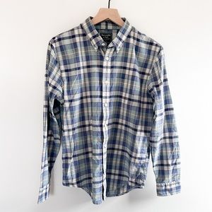 Abercrombie & Fitch plaid button down men’s small